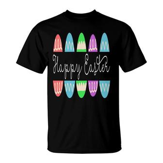 Happy Easter Eggs Easter Day Five Eggs T-shirt - Thegiftio UK