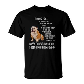 Happy Father's Day 2021 English Bulldog Dad Dog Lover T-Shirt | Mazezy