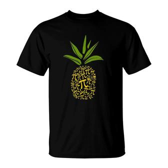 Happy Pie Day Cute Pi Pineapple 314 Funny Stem Math T-Shirt | Mazezy