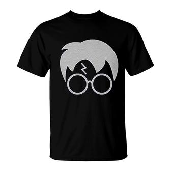 Harry Glasses Lightning Bolt Hair Youth T-shirt - Thegiftio UK