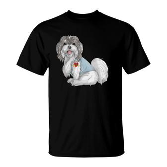 Havanese I Love Mom Tattoo Dog Funny Mother's Day Gift T-Shirt | Mazezy