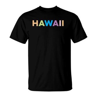 Hawaii Colorful Vacation Vintage T-Shirt | Mazezy DE