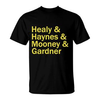 Healy Haynes Mooney Gardner T-Shirt | Mazezy
