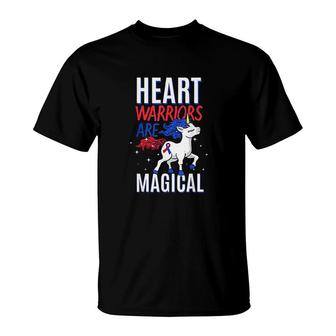 Heart Warrior Magical Unicorn T-Shirt | Mazezy