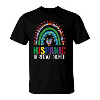 Hispanic Heritage Month Latino Countries Flag Spanish Pride T-Shirt | Mazezy