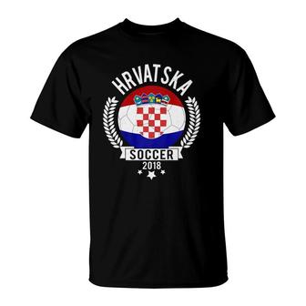Hrvatska Croatia 2018 Soccer Team Fan Jersey T-Shirt | Mazezy