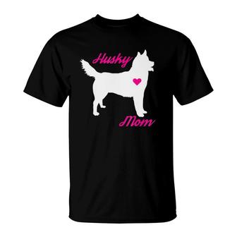 Husky Mom Cute Mother's Day For Dog Lovers T-Shirt | Mazezy