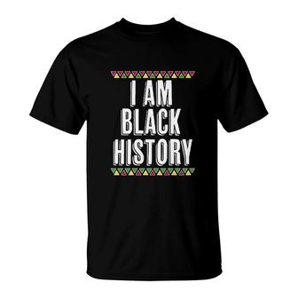I Am Black History Month Baby T-Shirt | Mazezy