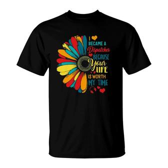 I Became A Dispatcher 911 Because Your Life Is Worth My Time T-Shirt | Mazezy AU