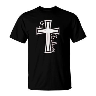 I Believe Christian Faith T-Shirt | Mazezy