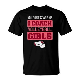 I Coach Volleyball Girls Women Team Sport Coaches Gift Idea T-Shirt | Mazezy CA