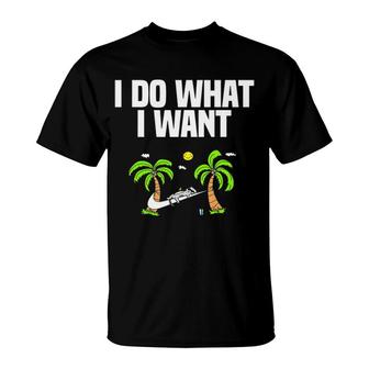 I Do What I Want Cat Lover Gifts For Women And Men Funny T-Shirt | Mazezy DE