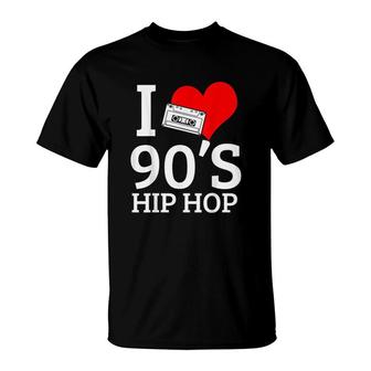 I Love 90s Hip Hop Rap T-Shirt | Mazezy