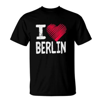 I Love Berlin Germany T-Shirt | Mazezy