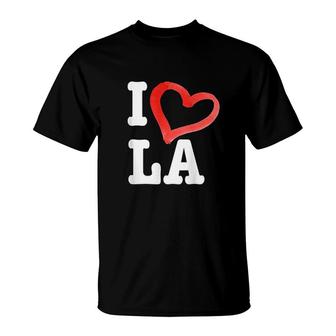 I Love La Los Angeles T-Shirt | Mazezy DE