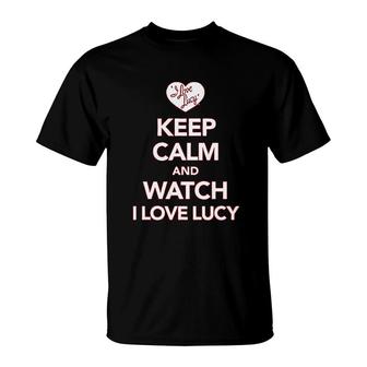 I Love Lucy Keep Calm T-Shirt | Mazezy
