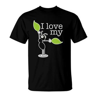 I Love My Aunt Ant Funny Nephew & Niece Gift Tee T-Shirt | Mazezy