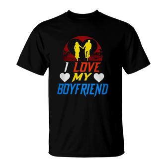 I Love My Boyfriend Version T-Shirt | Mazezy AU
