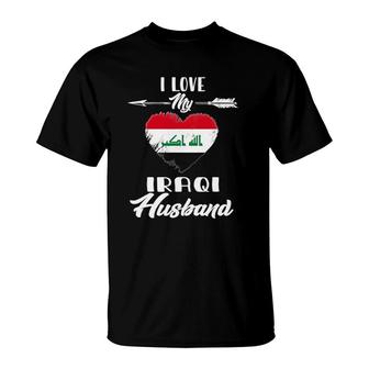 I Love My Iraqi Husband Iraq T-Shirt | Mazezy