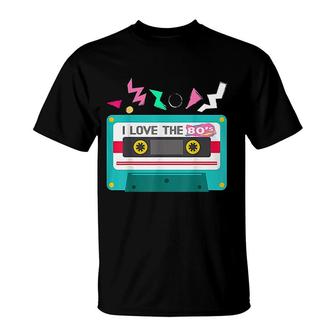 I Love The 80s Eighties Cassette Tape T-Shirt | Mazezy