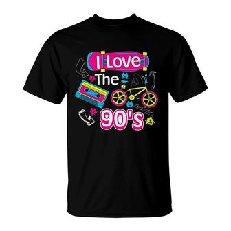 I Love The 90s Cute Fancy Millennials Gift T-Shirt - Thegiftio UK
