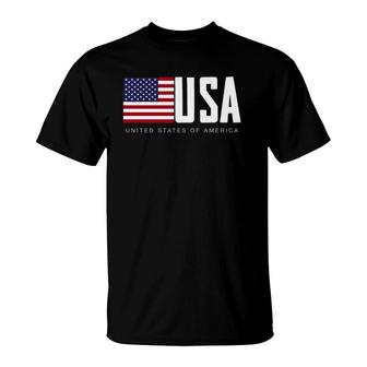 I Love Usa, Enjoy Cool Usa United States Of America Flag T-Shirt | Mazezy