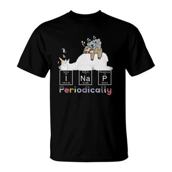 I Nap Periodically Science Sloth,Unicorn Llama Koala Mama T-Shirt | Mazezy