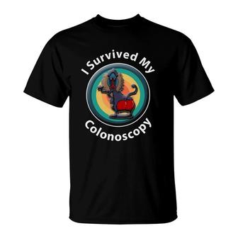 I Survived My Colonoscopy Survivor Hospital Patients Funny T-Shirt | Mazezy