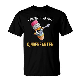 I Survived Virtual Kindergarten Graduation Class Of 2021 Ver2 T-Shirt | Mazezy