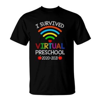 I Survived Virtual Preschool End Of Year Distance Learning T-Shirt | Mazezy
