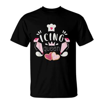 Icing Queen Design For Cookie Decorators Bakers Design T-Shirt | Mazezy