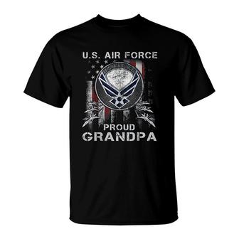 I'm A Proud Air Force Grandpa T-Shirt | Mazezy