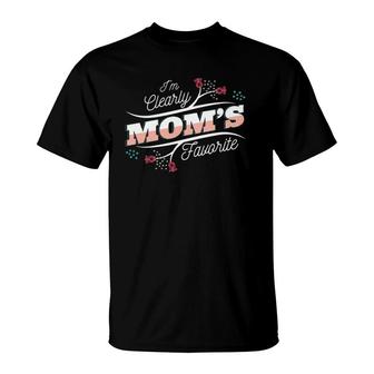 I'm Clearly Mom's Favorite, Favorite Child And Favorite Son T-Shirt | Mazezy DE