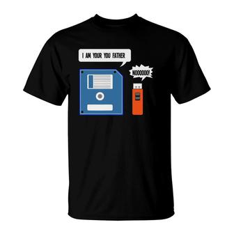 I'm Your Father Diskette Floppy Disk Usb Geek Computer T-Shirt | Mazezy