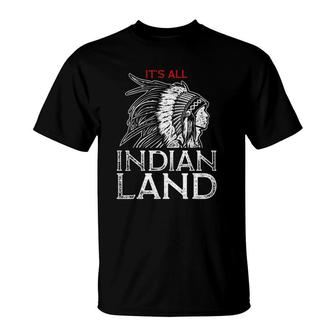 Indian Land Headdress Indigenous Tribe Native American T-Shirt | Mazezy
