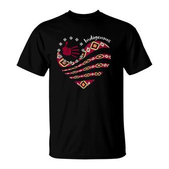 Indigenous Woman Native American Strong T-Shirt | Mazezy DE