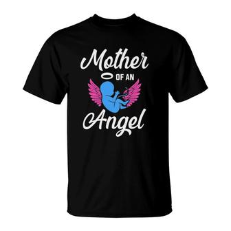 Infant Loss Mother Of Angel Pregnancy Baby Miscarriage T-Shirt | Mazezy