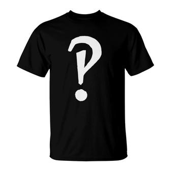 Interrobang Punctuation Question Mark Gift T-Shirt | Mazezy DE