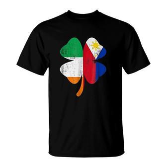 Irish Filipino Flags St Patricks Day T-Shirt | Mazezy