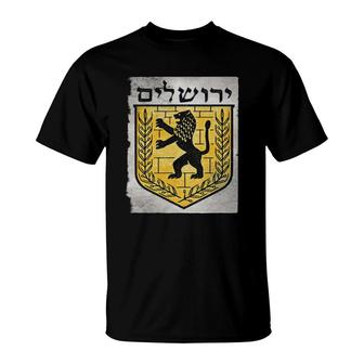 Israel Jerusalem Hebrew Zion Holy Gifts And Apparel T-Shirt | Mazezy