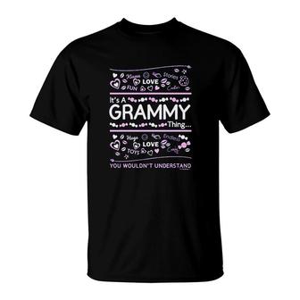 It Is A Grammy Thing Cute Grandma Gift T-Shirt | Mazezy