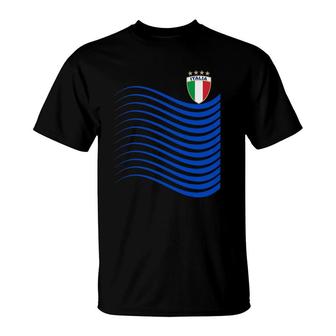Italy Soccer Jersey Italia Flag Football Gift T-Shirt | Mazezy