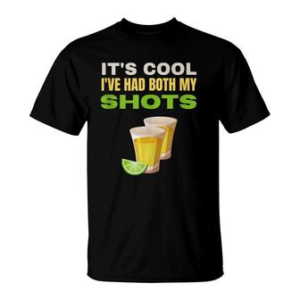 It's Cool I've Had Both My Shots Funny Tequila Tank Top T-Shirt | Mazezy UK