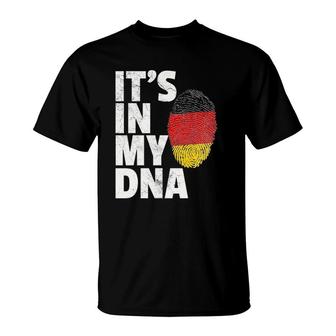 It's In My Dna German Flag Germany Oktoberfest Gift T-Shirt | Mazezy