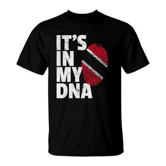 It's In My Dna Trinidad And Tobago Flag Pride National Roots T-Shirt | Mazezy