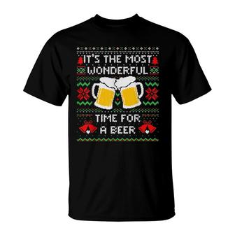 It's The Most Wonderful Time For A Beer T-Shirt | Mazezy CA