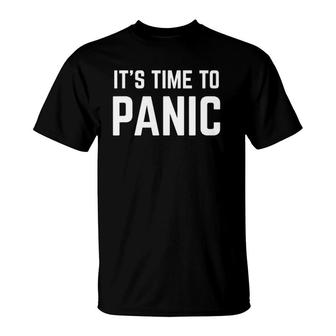 It's Time To Panic - Climate Change School Strike T-Shirt | Mazezy