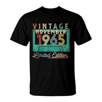 Jahrgang 1965 Legend Geburtstag November 1965 Jahrgang 56 T-Shirt | Mazezy