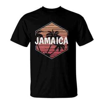Jamaica Vacation Retro Beach T-Shirt | Mazezy