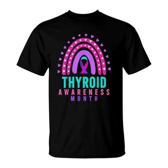 January Is Thyroid Awareness Month Thyroid Awareness Month T-Shirt | Mazezy